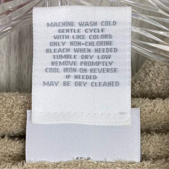 Soft Surroundings | Tan Cowl Neck Fuzzy Sweater Size Small P - Picture 9 of 9